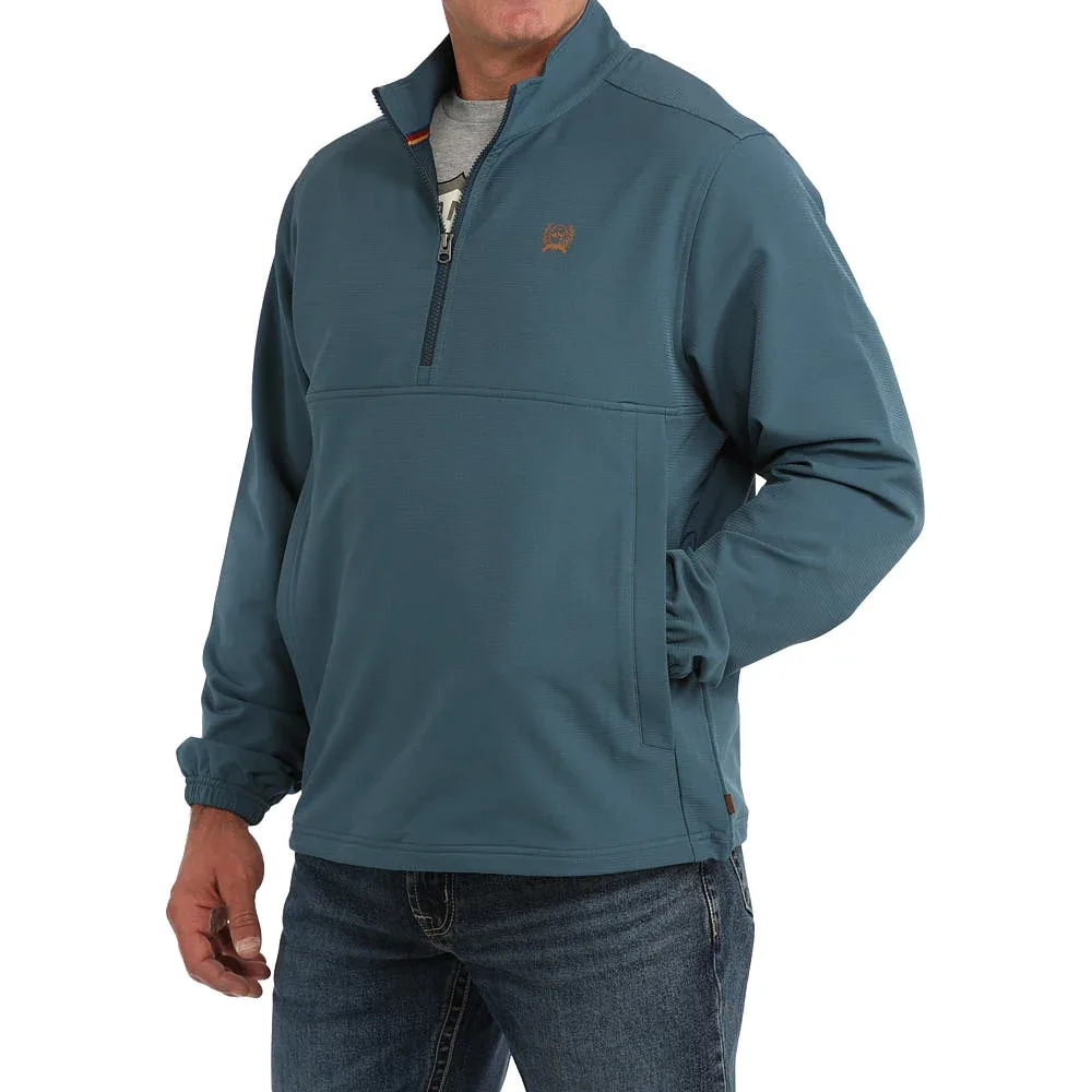 Cinch Men's Teal Windbreaker Pullover - Image 2