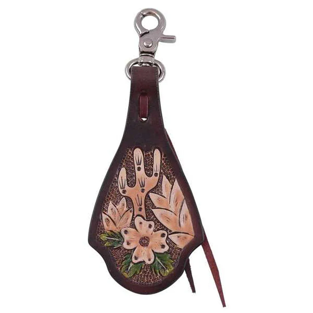 Circle Y Saddlery Leather Charm Acorn Dogwood