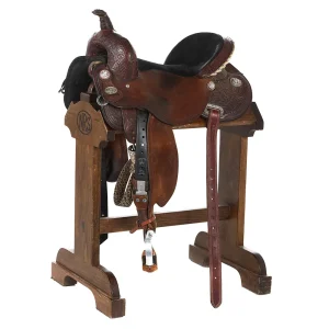 Circle Y Saddlery Used 16.5in Just B Natural Barrel Saddle
