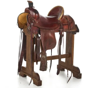Circle Y Saddlery Used 16.5in Slickout with Border Ranch Roper