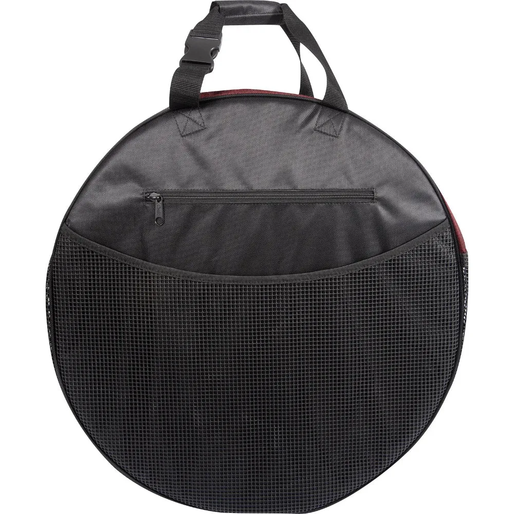 Classic Black and Ruby Basket Deluxe Rope Bag - Image 2
