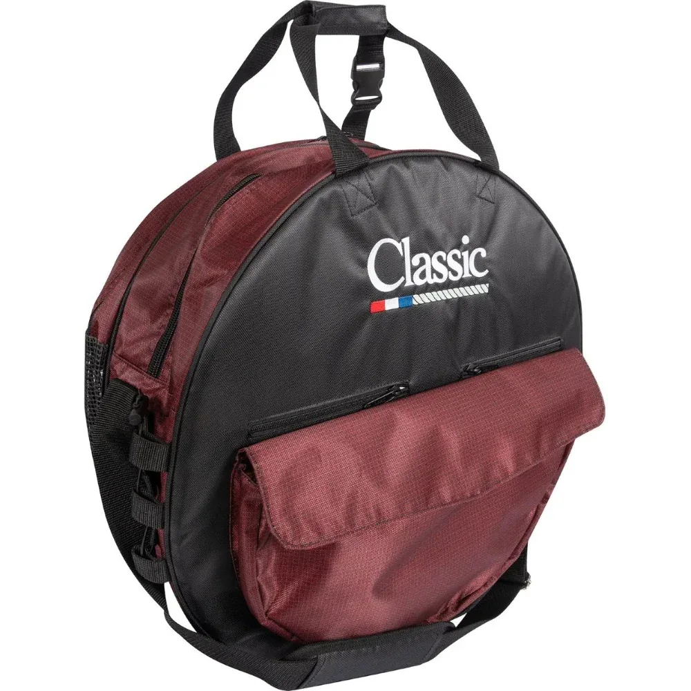 Classic Black and Ruby Basket Deluxe Rope Bag