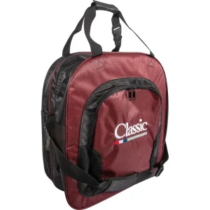 Classic Black and Ruby Basket Super Deluxe Rope Bag