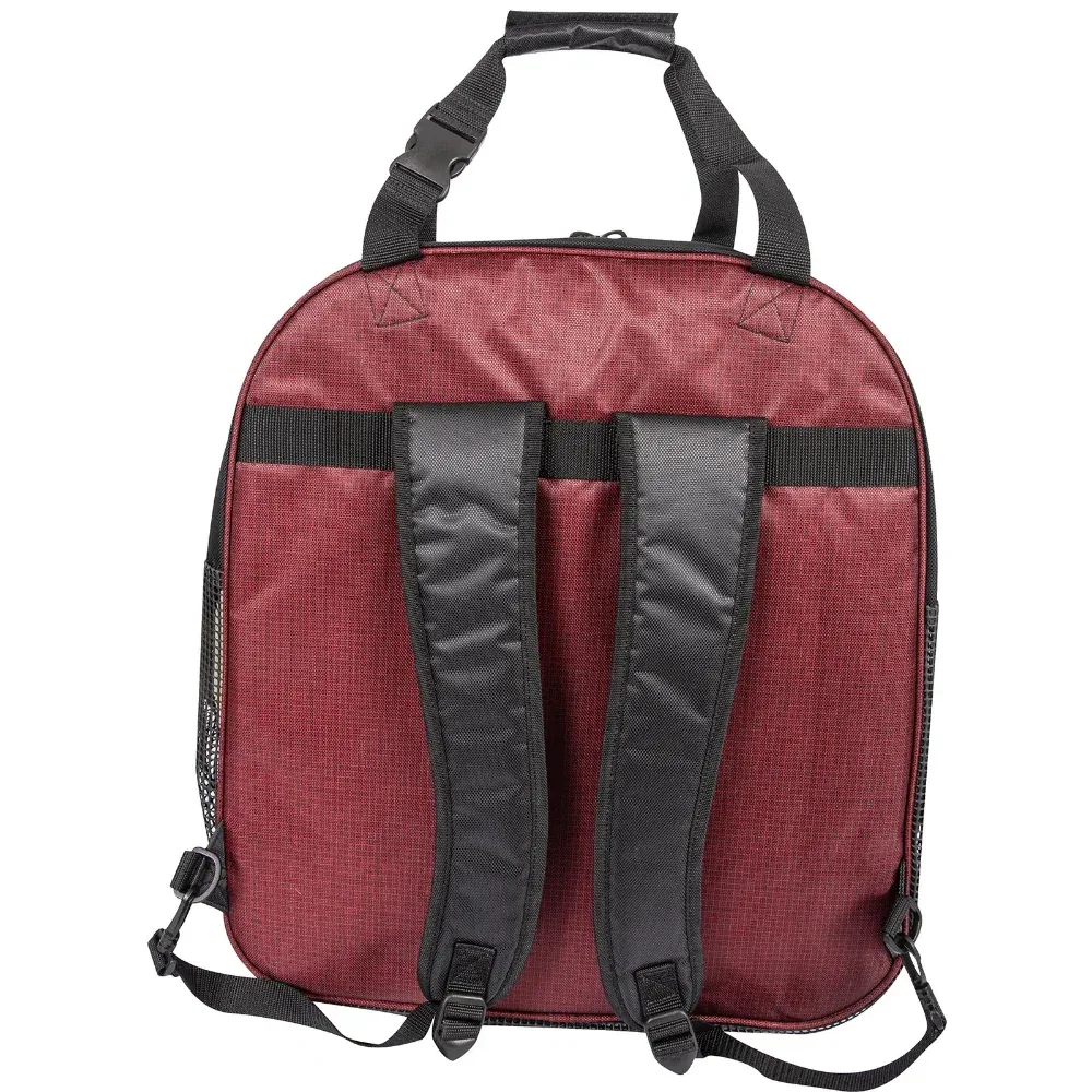 Classic Black and Ruby Basket Super Deluxe Rope Bag - Image 2