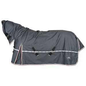 Classic Charcoal 5k Trainer Hooded Winter Horse Blanket