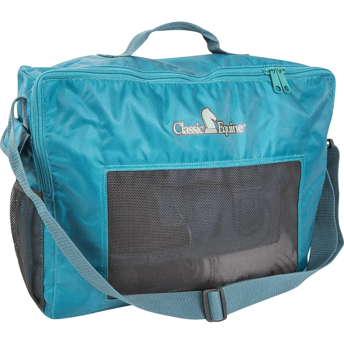 Classic Equine Dark Teal Boot Accessory Tote Bag