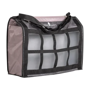 Classic Equine Grey Tan Top Load Hay Bag