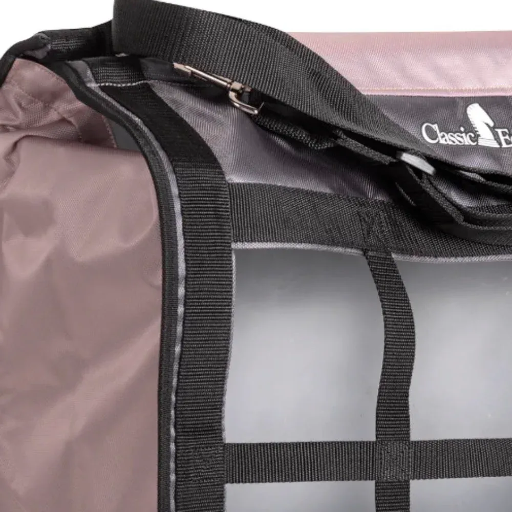 Classic Equine Grey Tan Top Load Hay Bag - Image 2
