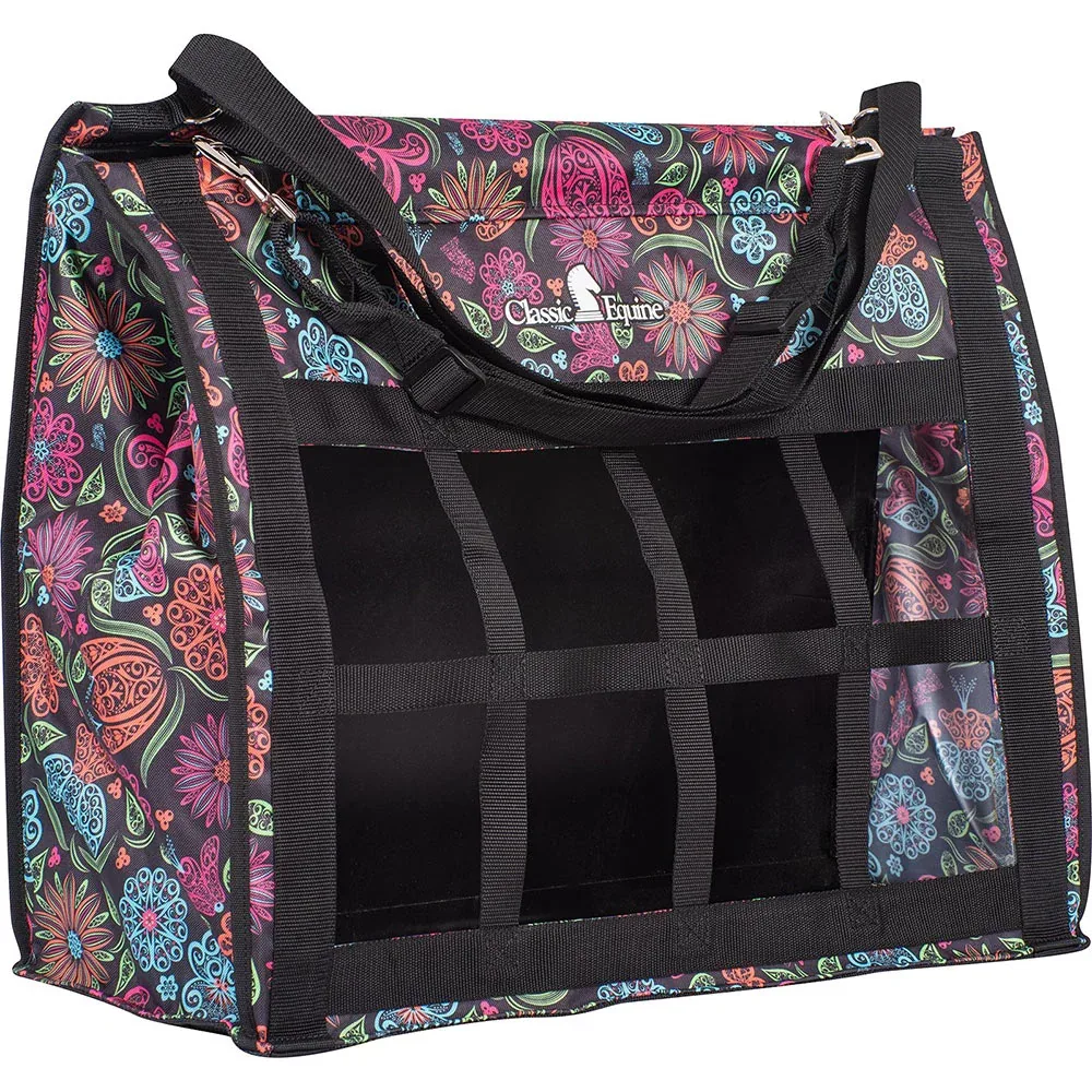 Classic Equine Neon Flower Top Load Hay Bag