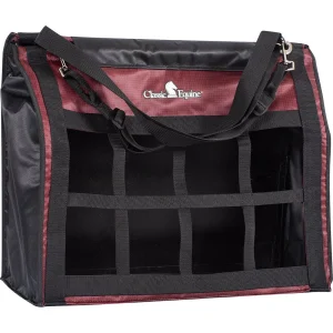 Classic Equine Ruby Basket Black Top Load Hay Bag