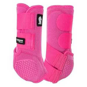 Classic Hot Pink Front Flexion By Legacy Splint Boots