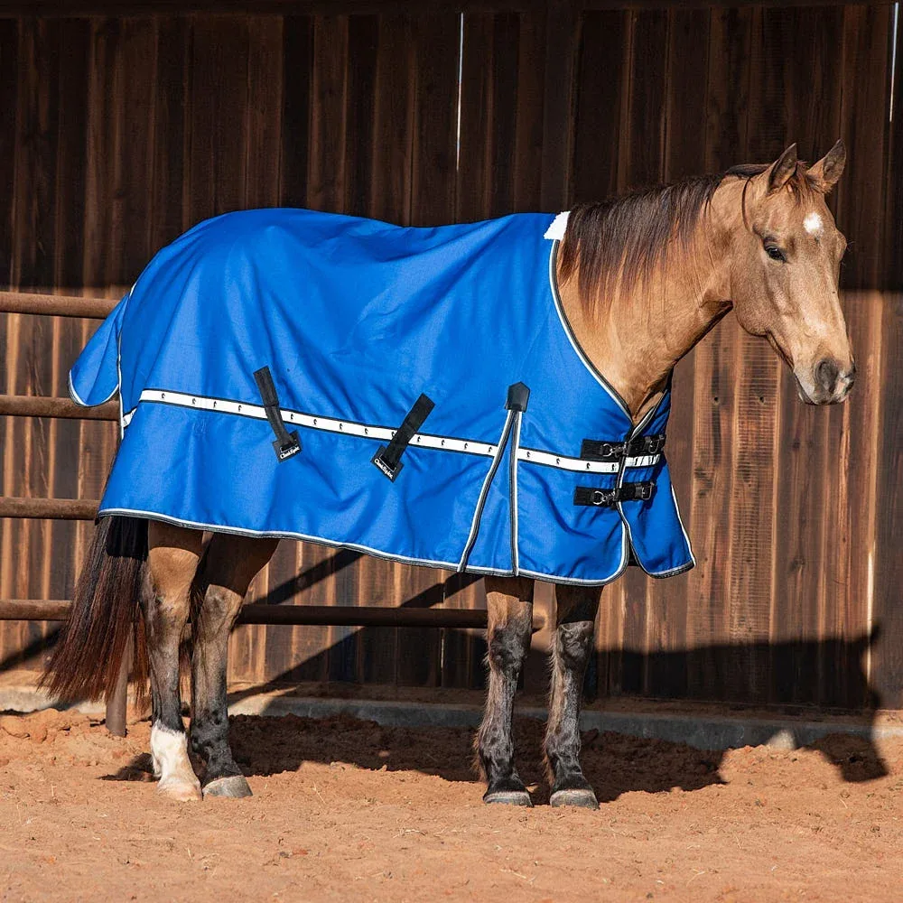 Classic Lapis Blue 5k Trainer Winter Horse Blanket - Image 2