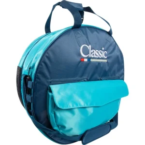 Classic Navy and Aqua Deluxe Rope Bag