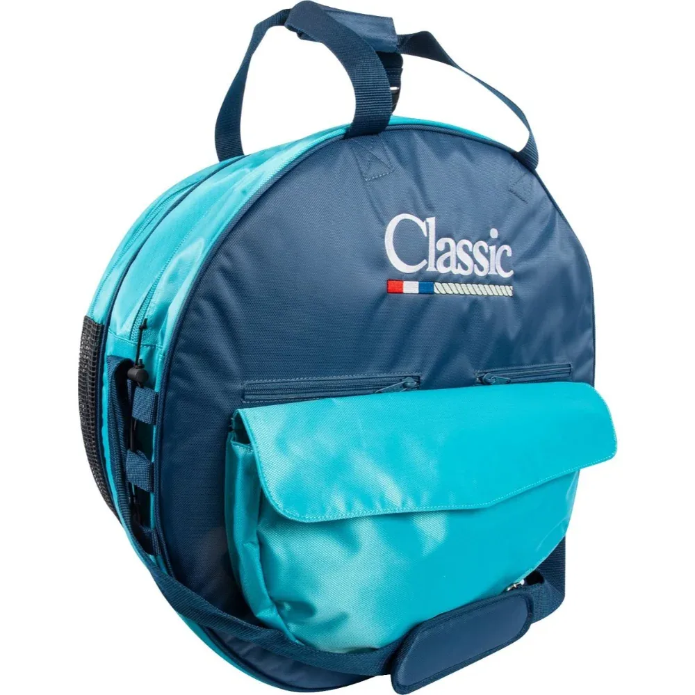 Classic Navy and Aqua Deluxe Rope Bag