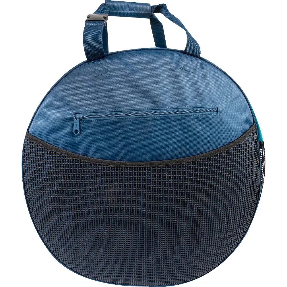 Classic Navy and Aqua Deluxe Rope Bag - Image 2