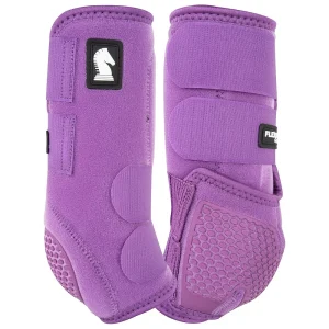 Classic Violet Flexion Front Splint Boots