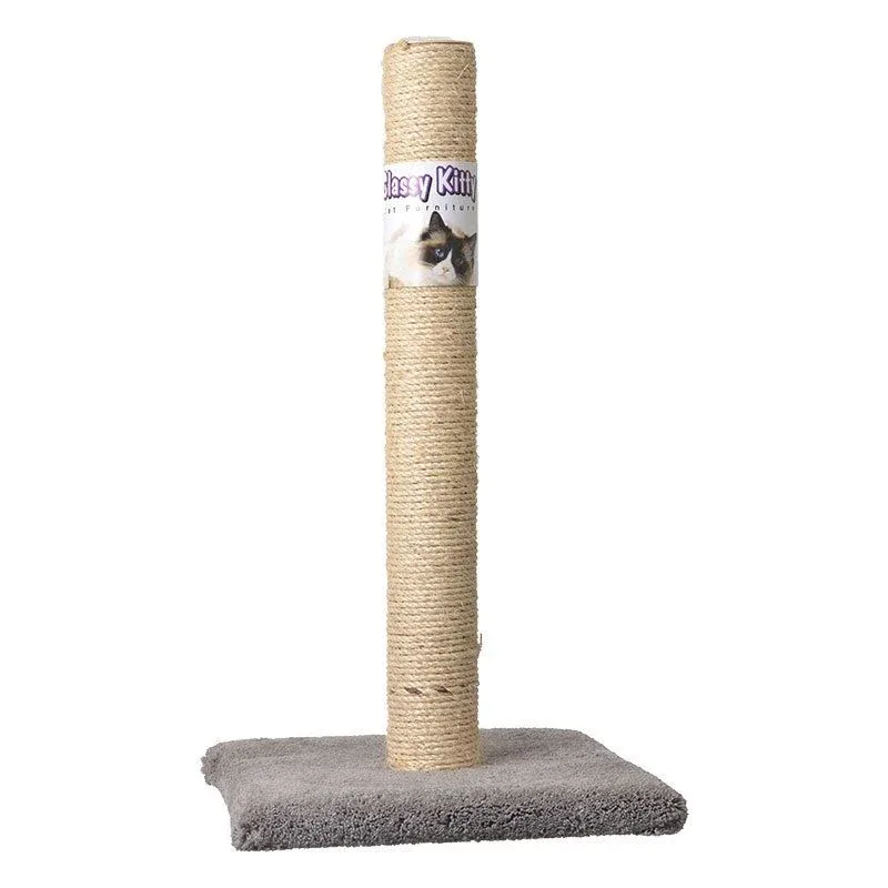 Classy Kitty Cat Sisal Scratching Post - 32"
