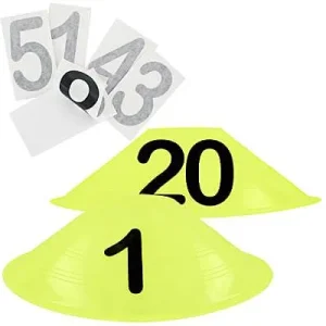 Clean Run BUNDLE DEAL: 20-Obstacle Number Set - Disc Cones