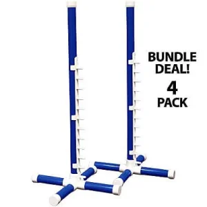 Clean Run BUNDLE DEAL: Competition Agility Nonwinged Jump Kit - 1 in. PVC, 4-Pack