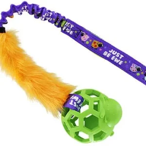 Clean Run Just Be Ewe Bungee Tug with Hol-ee Cow Ball
