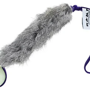 Clean Run TugAway Bungee Bunny Ball Tug with Mini Glow Ball