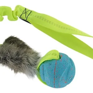 Clean Run TugAway Bungee Bunny Ball Tug with Rebounce Ball