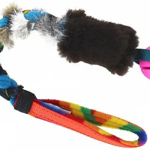 Clean Run TugAway Mini Spiral Braided Rabbit n Sheep Chaser