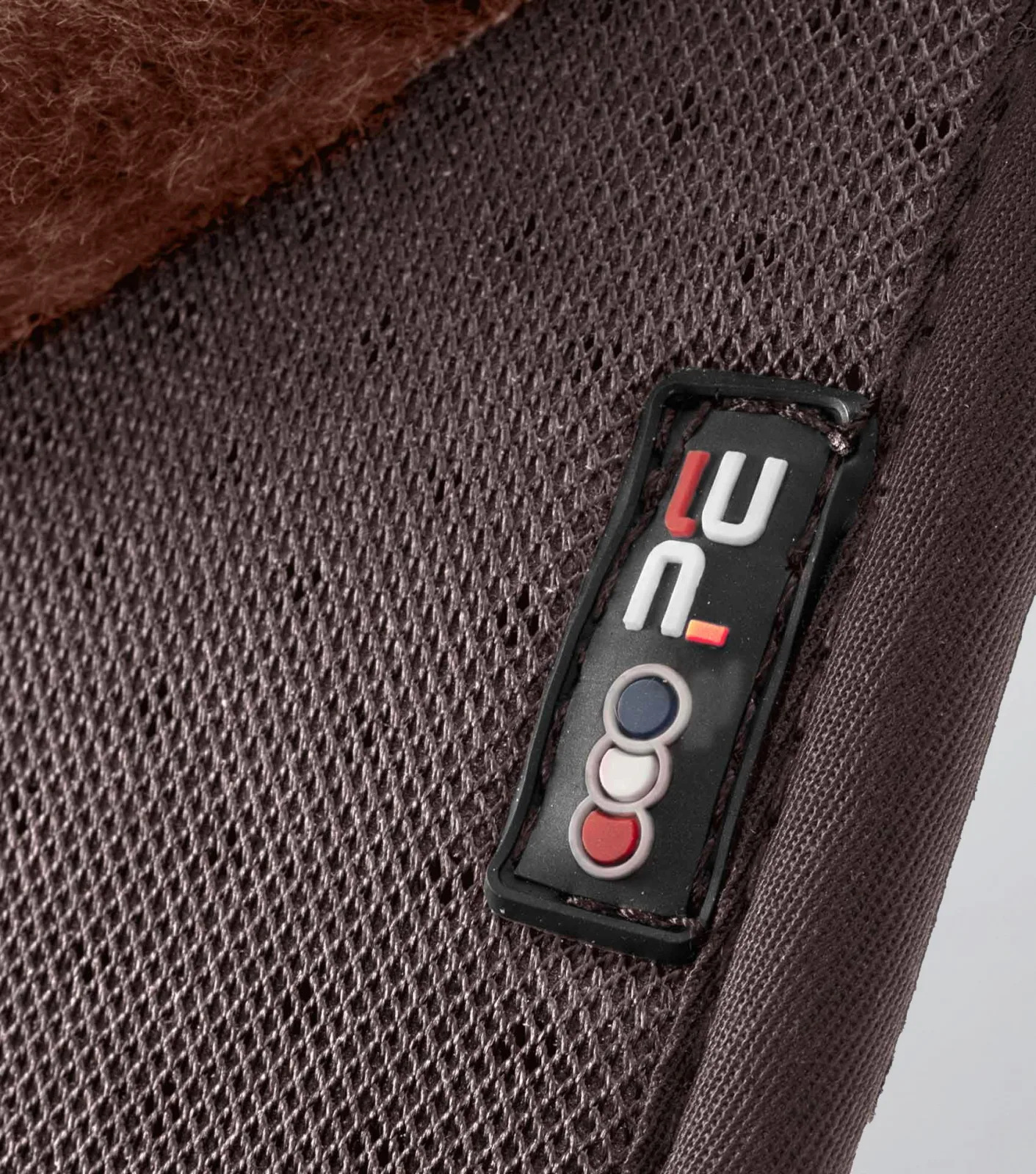 Close Contact Airtechnology Shockproof Wool Saddle Pad - Dressage Square Brown/Brown Wool - Image 2