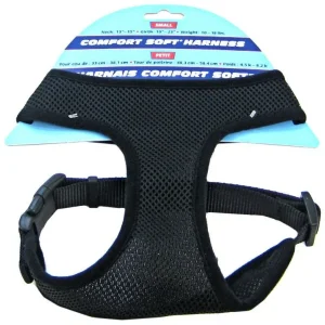 Coastal Pet Comfort Soft Adjustable Harness - Black