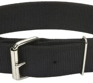 Coastal Pet Macho Dog Nylon Collar with Roller Buckle 1.75" Wide Black
