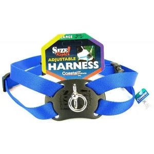 Coastal Pet Size Right Nylon Adjustable Harness - Blue - Girth 30"-38"