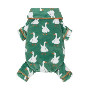 Collared Neck Duck Dog Pajamas