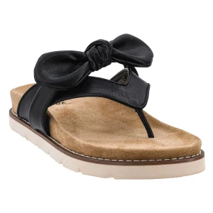 Corkys Footwear Women's Black Never Settle Flat Sandal