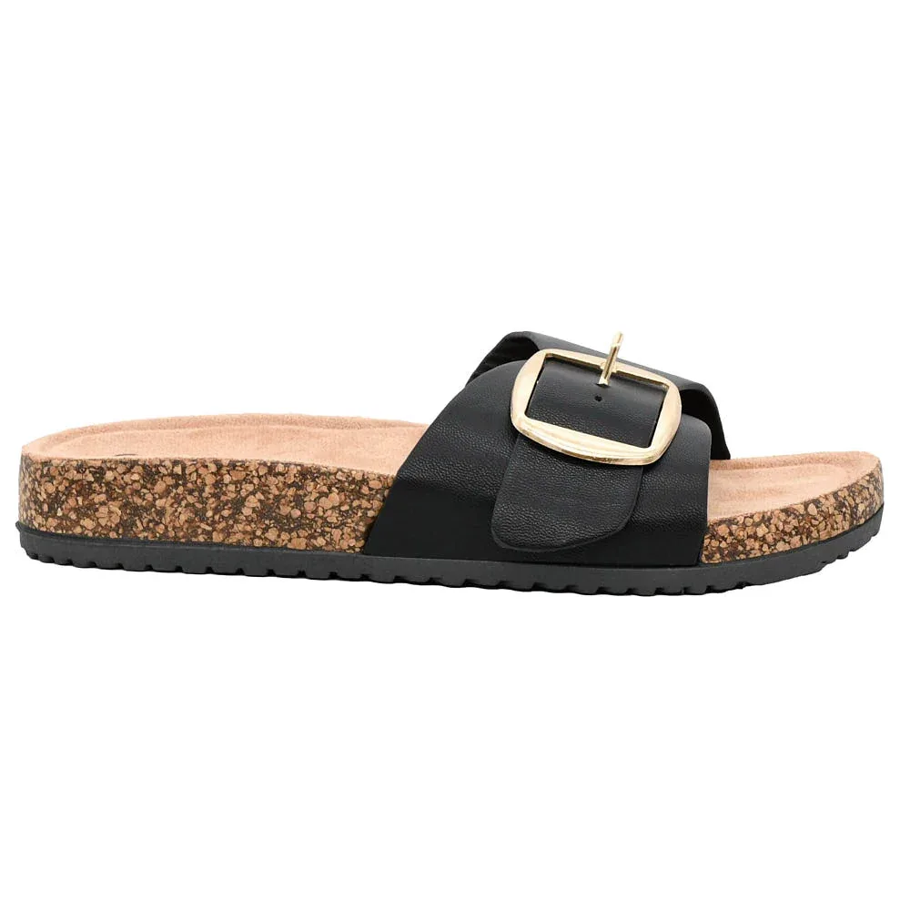 Corkys Footwear Women's Black Road Trip Slide - Image 2