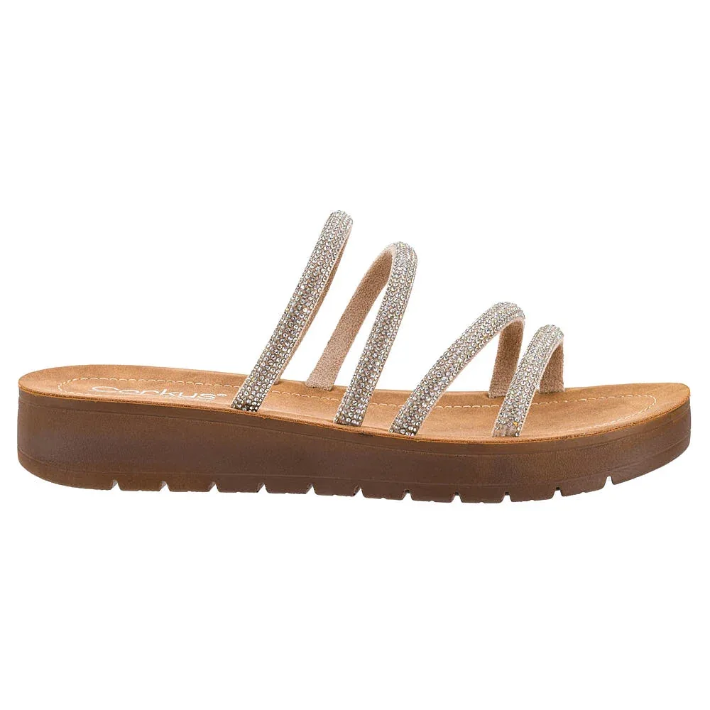 Corkys Footwear Women's Rhinestone Beaded Sandal - Image 2