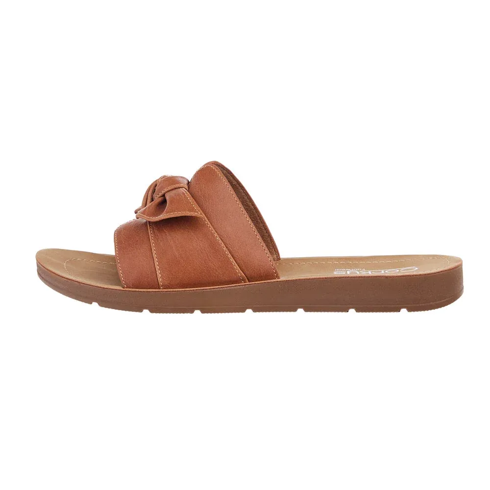 Corkys Footwear Women's Rock The Bowtie Cognac Sandal - Image 2