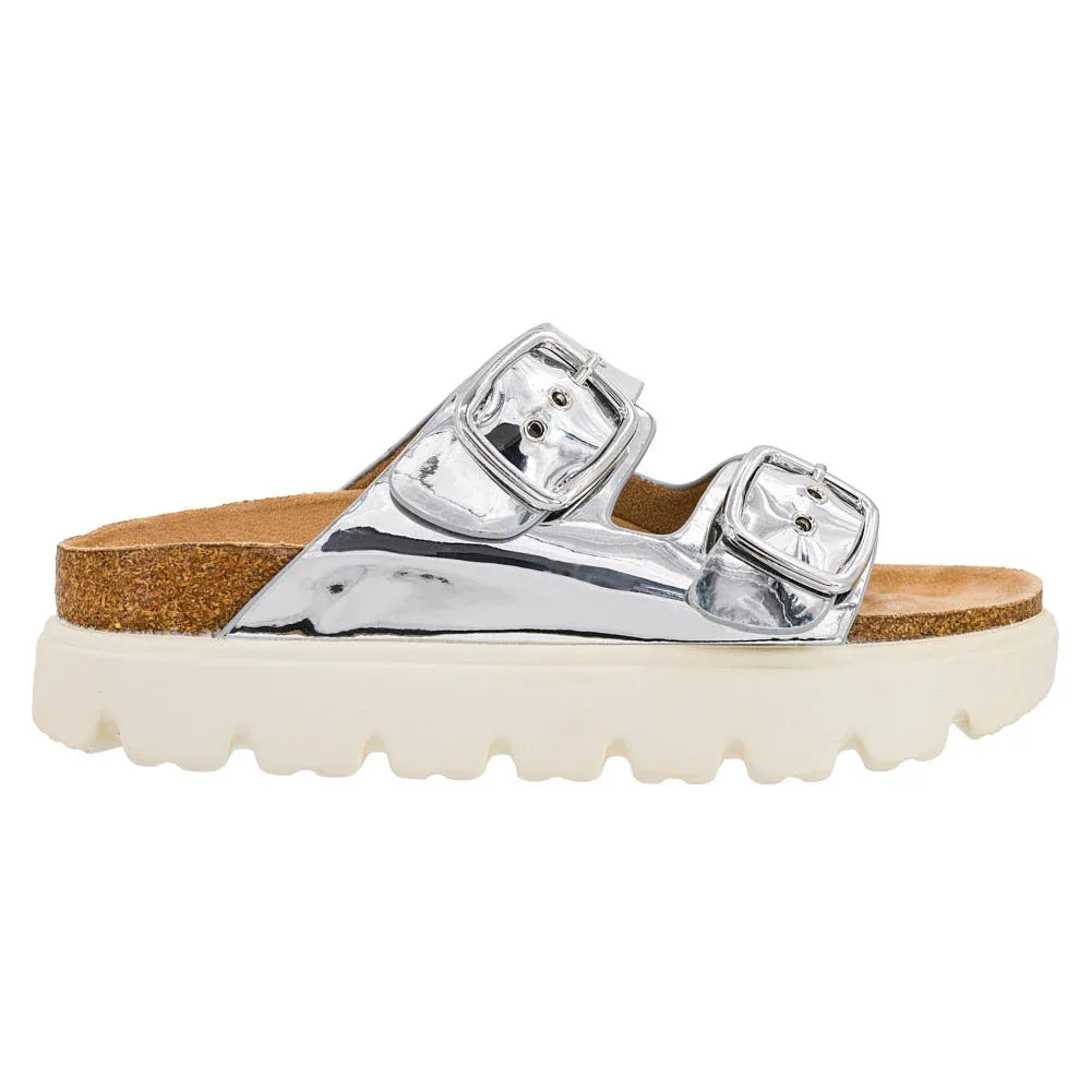 Corkys Footwear Women's Silver Metallic Rumor Has It Sandal - Image 2