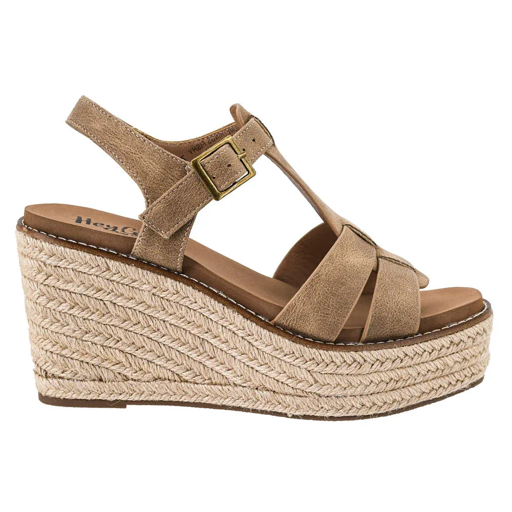 Corkys Footwear Women's Something's Fishy Taupe Wedge Sandal - Image 2