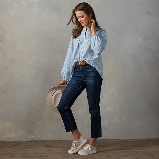Country Grace CG Sweet Blue Skies Top - Image 2