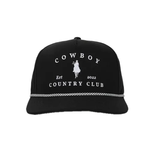 Cowboy Country Club Llc Black Horse Rope Cap - Image 2