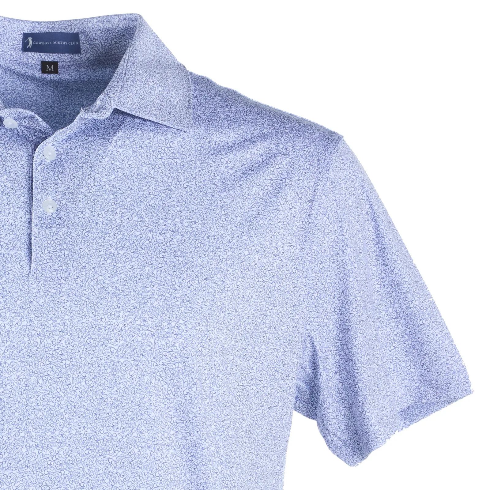Cowboy Country Club Llc Cowboy Hat Print Polo - Image 2