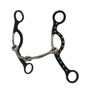 Cowboy Tack Classical Dot Square Snaffle Long Gag Bit