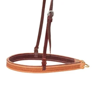 Cowboy Tack Noseband Golden 1 1/4 Spider Stamp
