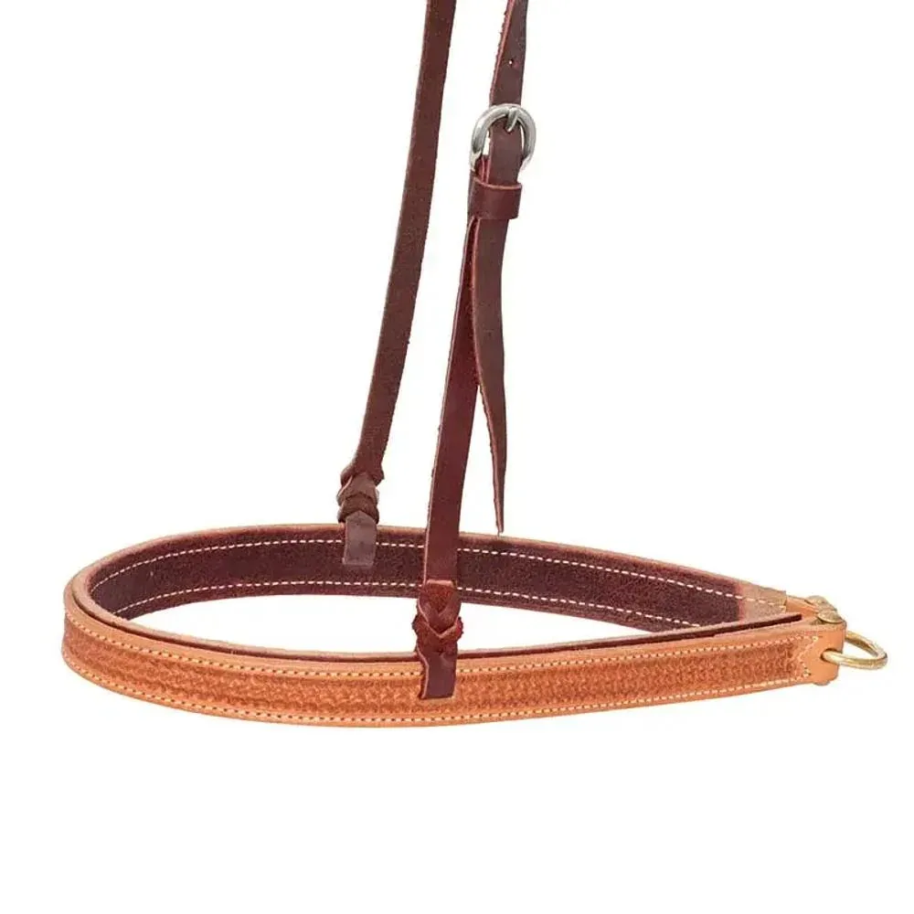 Cowboy Tack Noseband Golden 1 1/4 Spider Stamp
