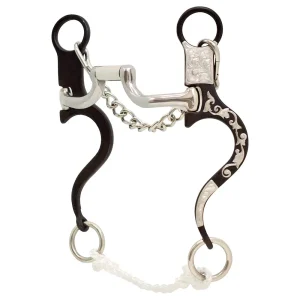 Cowboy Tack Tyler Magnus Loose Ring Hinged Port Bit