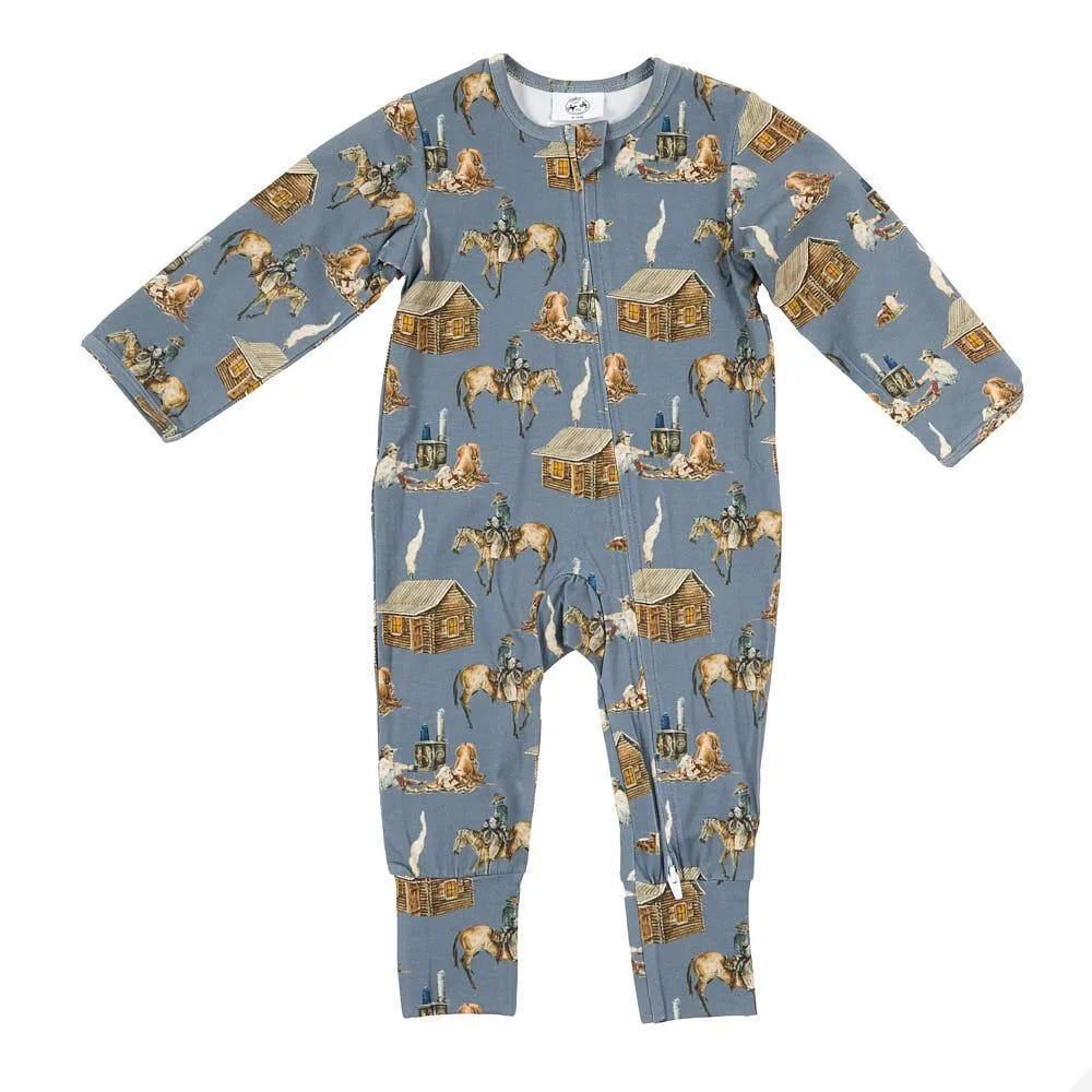 Cowkid Clothing Company Infant Boy's Silent Night Jammies