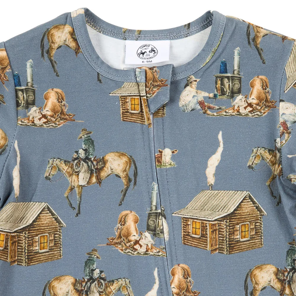 Cowkid Clothing Company Infant Boy's Silent Night Jammies - Image 2