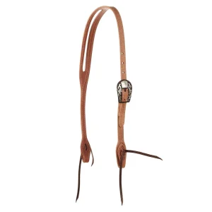 Cowperson Tack Roughout Slot Ear Headstall with CB21 Buckle