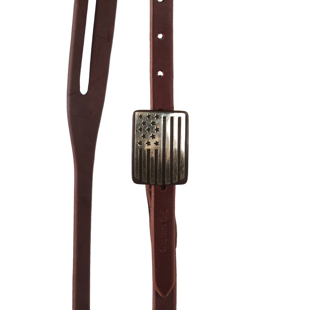 Cowperson Tack Slot Ear Headstall with RCB11 Buckle - Image 2