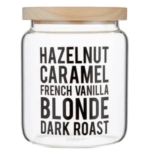 Creative Brands Hazelnut and Caramel Glass Canister